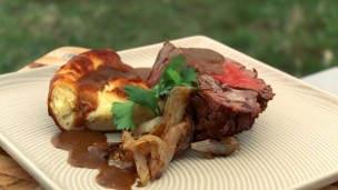Roasted Fillet of Beef with Yorkshire Pudding