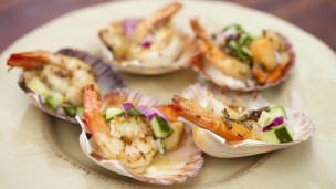 Middle Eastern Seafood BBQ recipe