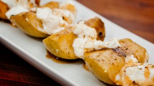 Grilled Apples with Lemon Myrtle and Maple Syrup BBQ recipe